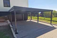 carport s termopanelem střechy